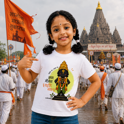 काय मौजेचा पंढरीनाथ Marathi Kids T-Shirt