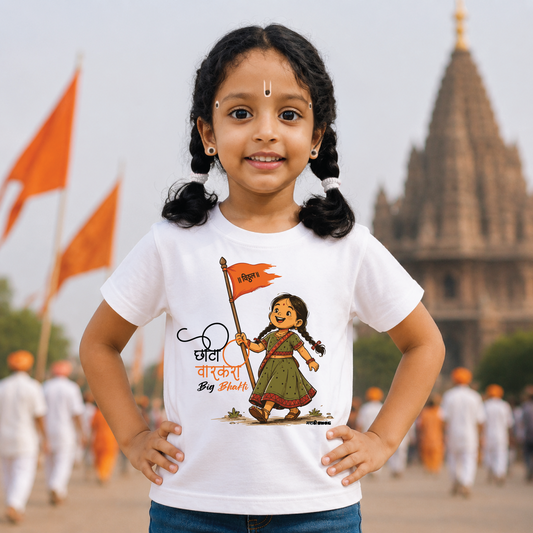 Choti Varkari Marathi Kids T-Shirt