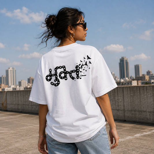मुक्त Marathi Oversized T-Shirt